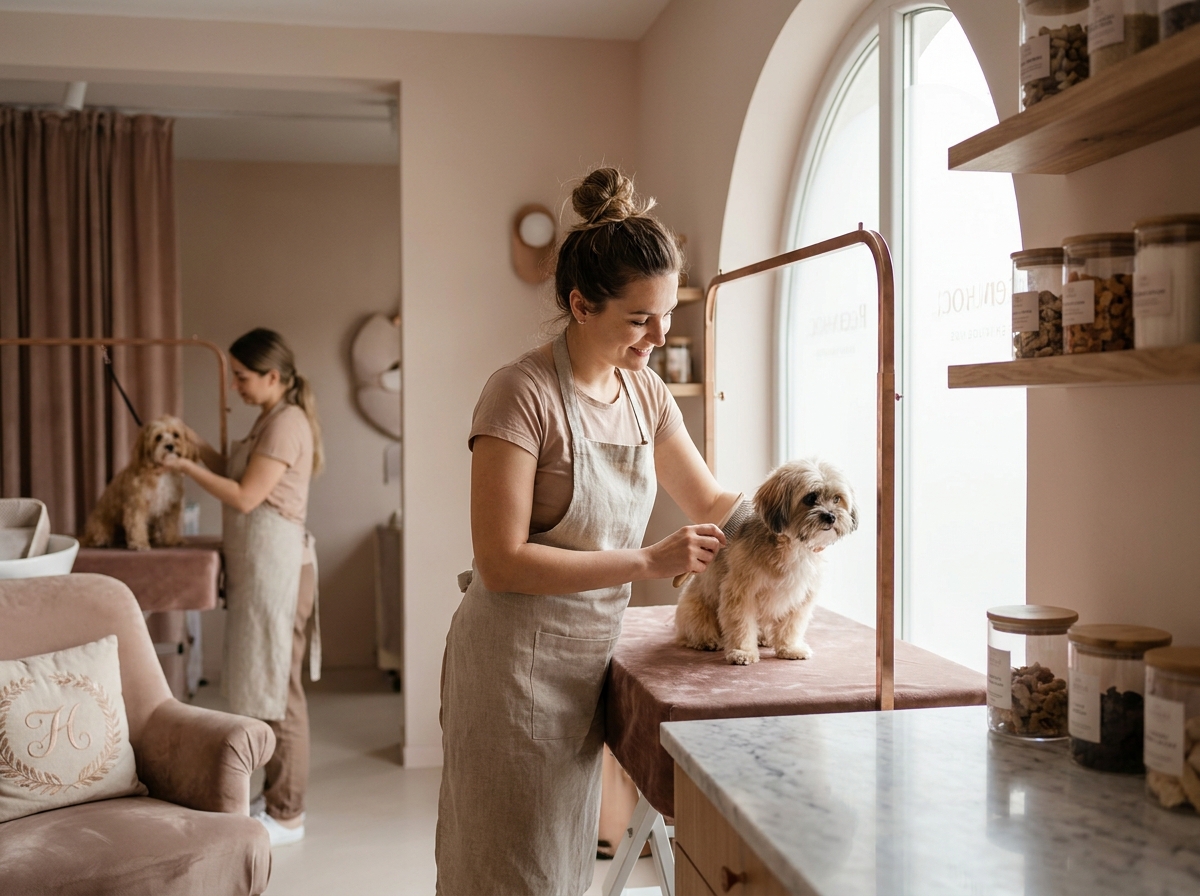 Pety Pet-coafor Canin Craiova - salon înfrumusețare canin, interior salon